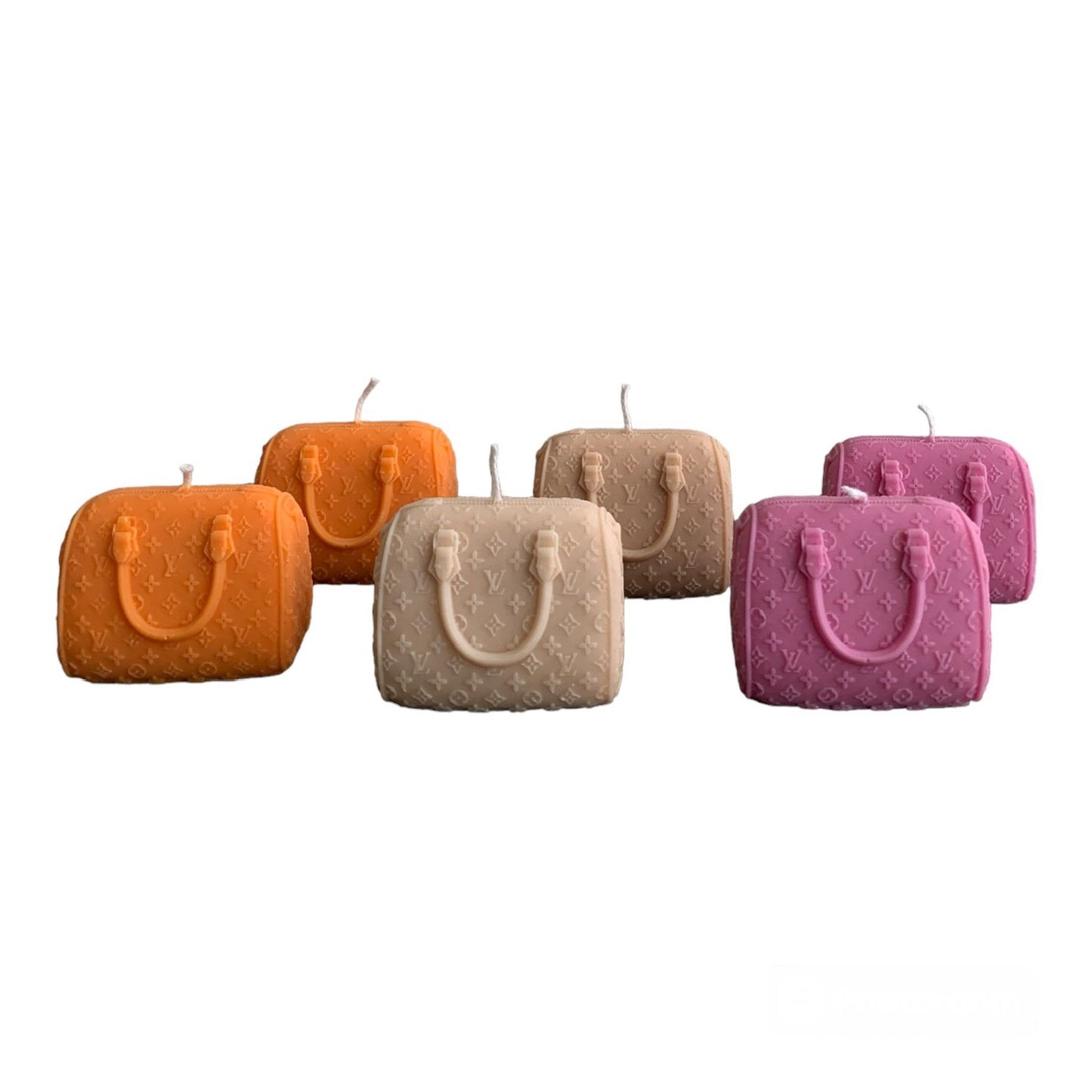 Box Candele Profumate Linea Luxury Logate mini Bag in cera di soia per i tuoi eventi