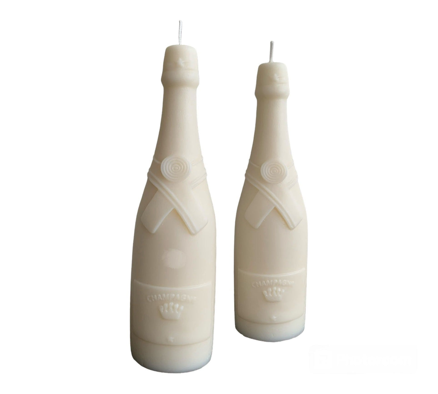 Candela Profumata Bottiglia Champagne in cera di soia