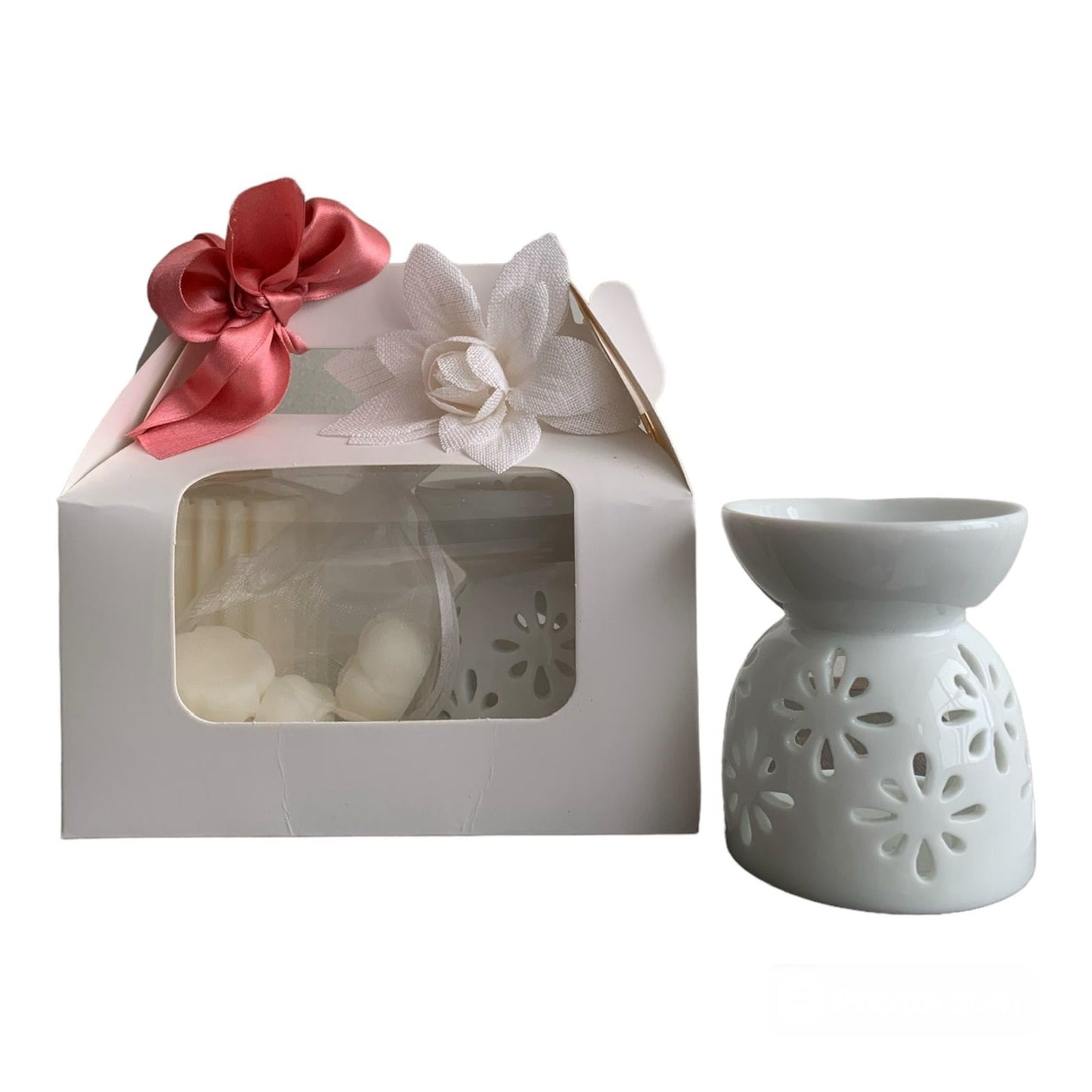 Scatola candele profumate con bruciatore