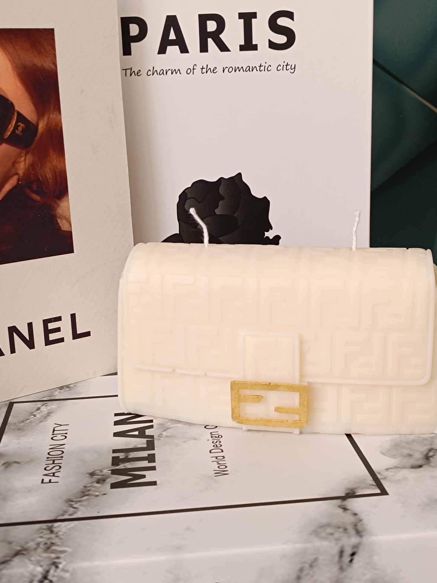 Candela Profumata Linea Luxury Bag dei migliori brand in cera di soia