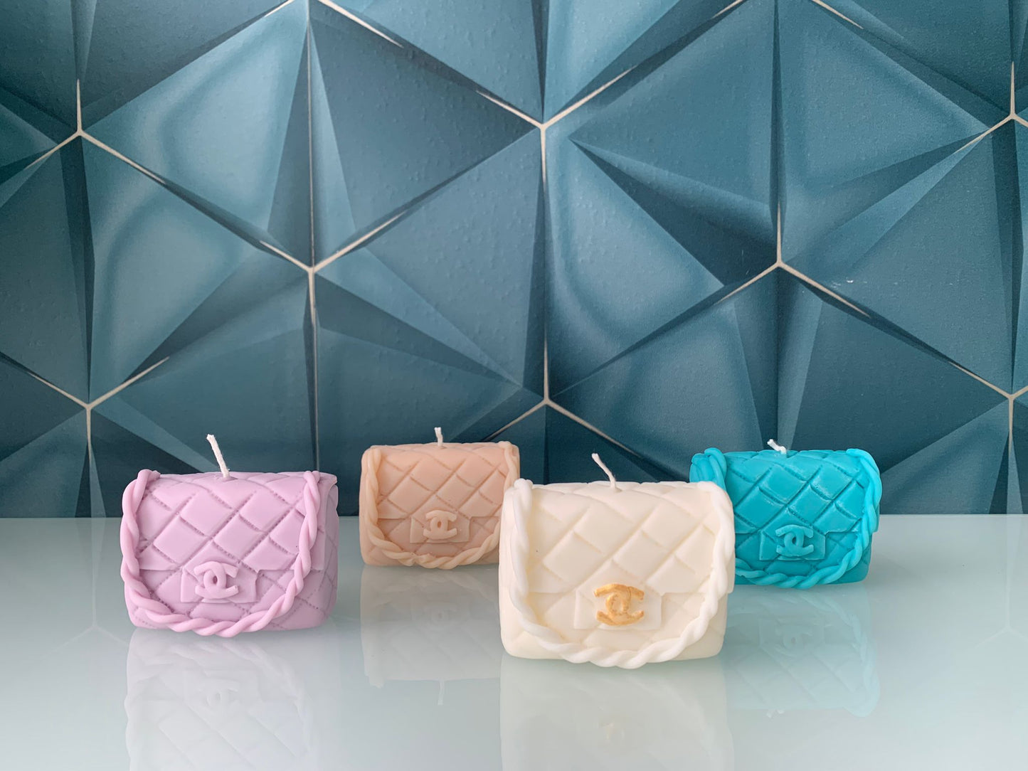 Box Candele profumate Linea Luxury Bag dei migliori Brand in cera di soia per i tuoi eventi