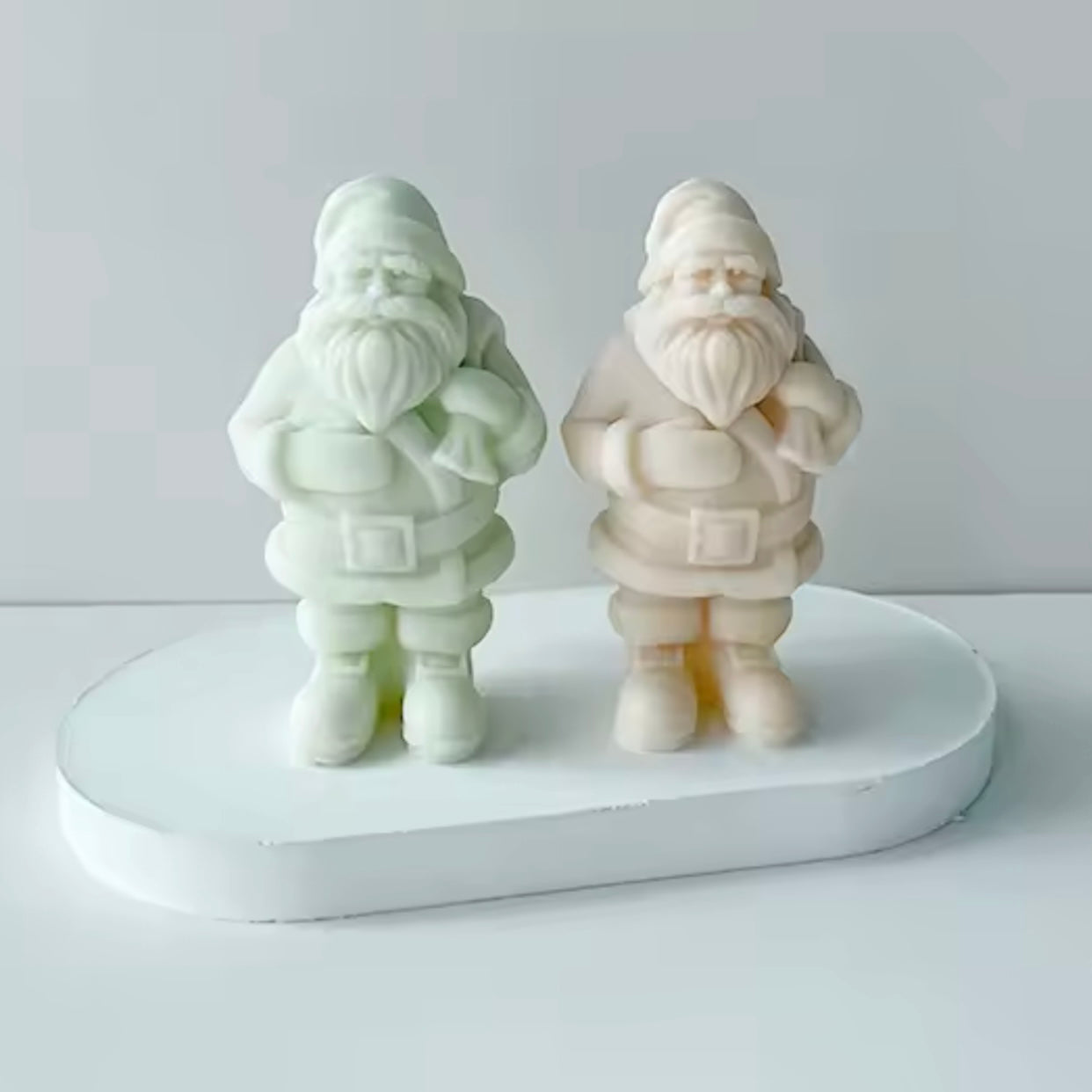 Candela profumata Babbo Natale in cera di soia