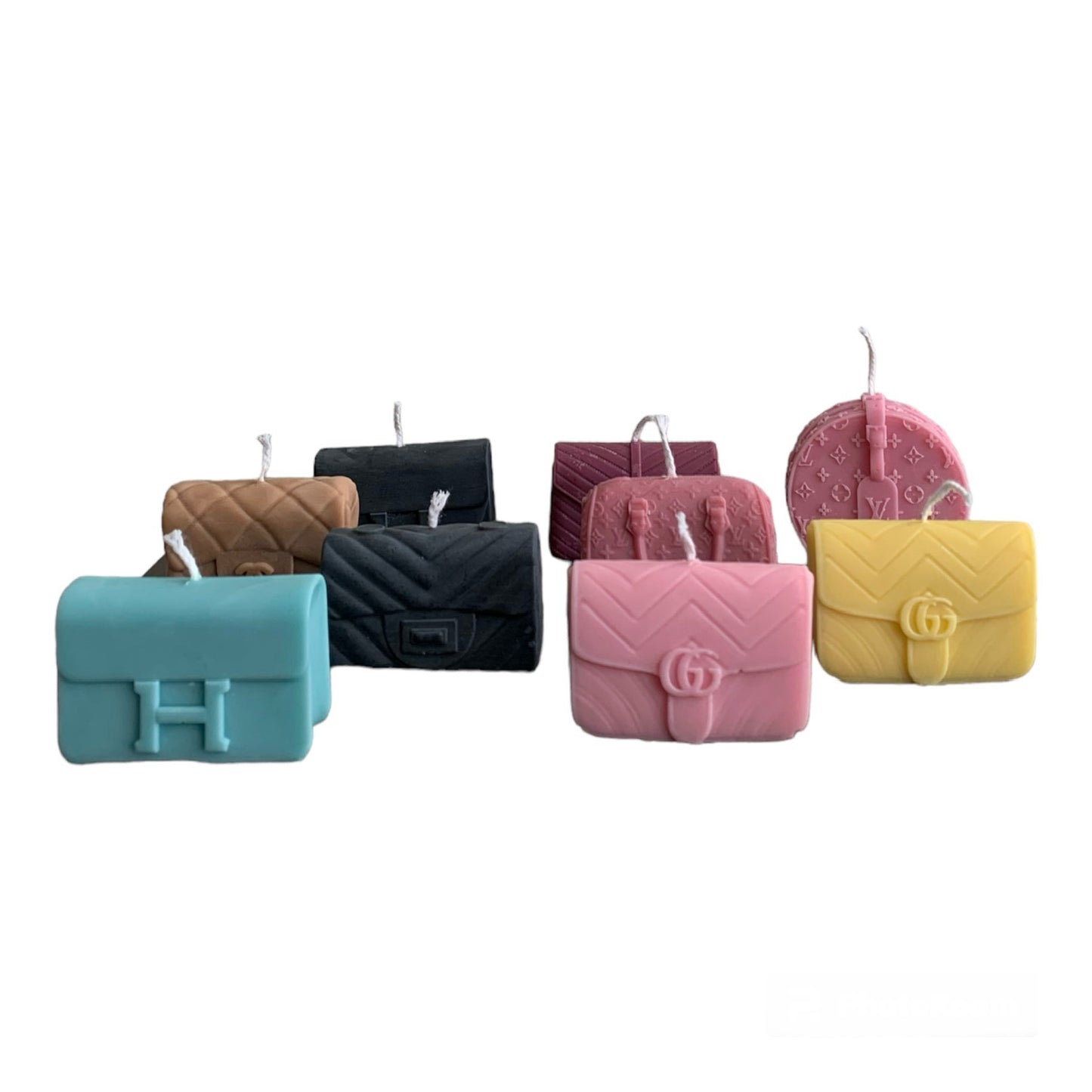Candela Profumata Linea Luxury Logate mini Bag in cera di soia