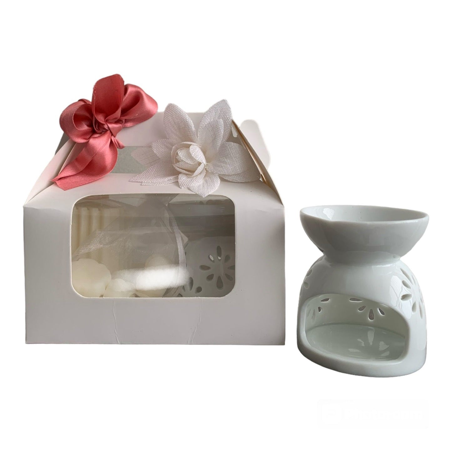 Scatola candele profumate con bruciatore