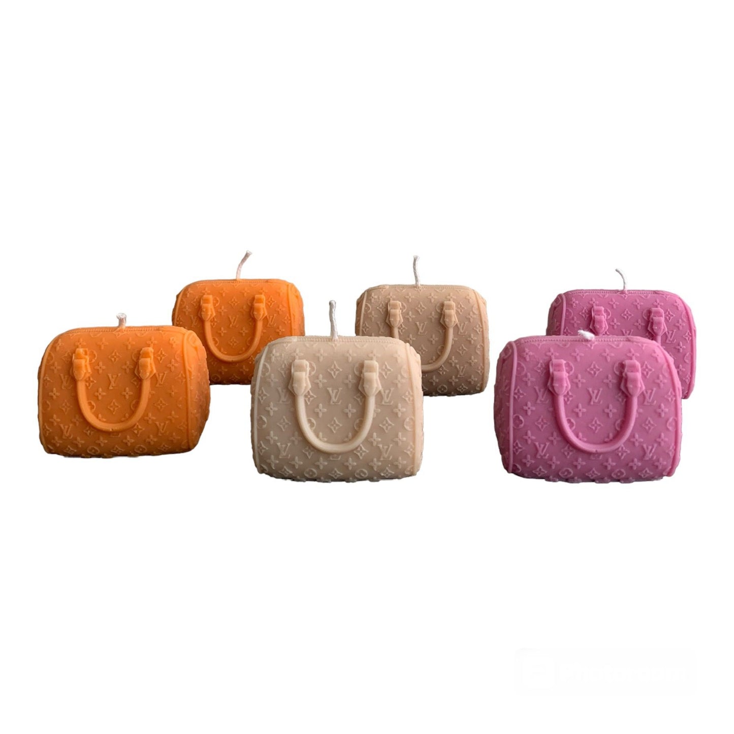 Box Candele Profumate Linea Luxury Logate mini Bag in cera di soia per i tuoi eventi