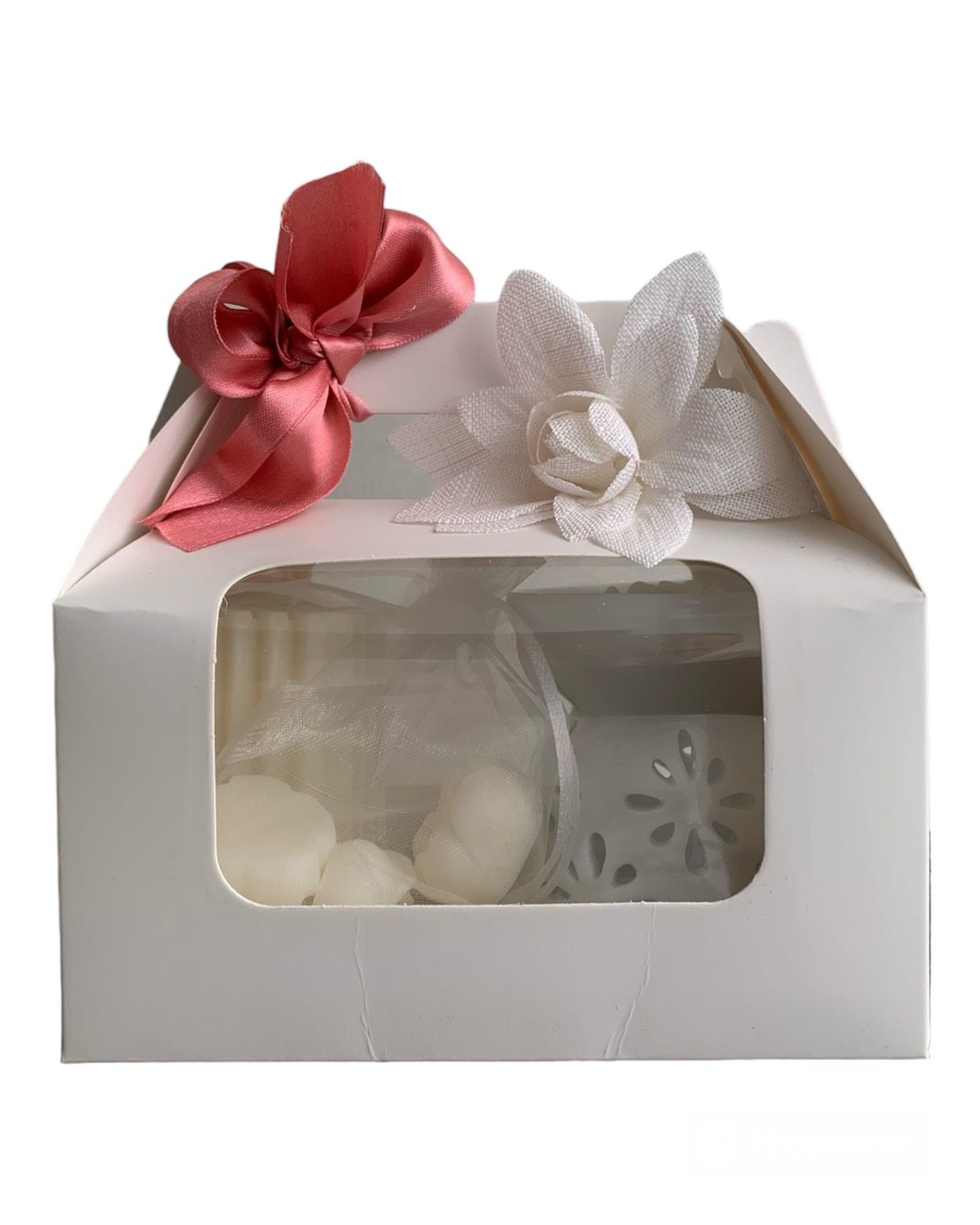 Scatola candele profumate con bruciatore
