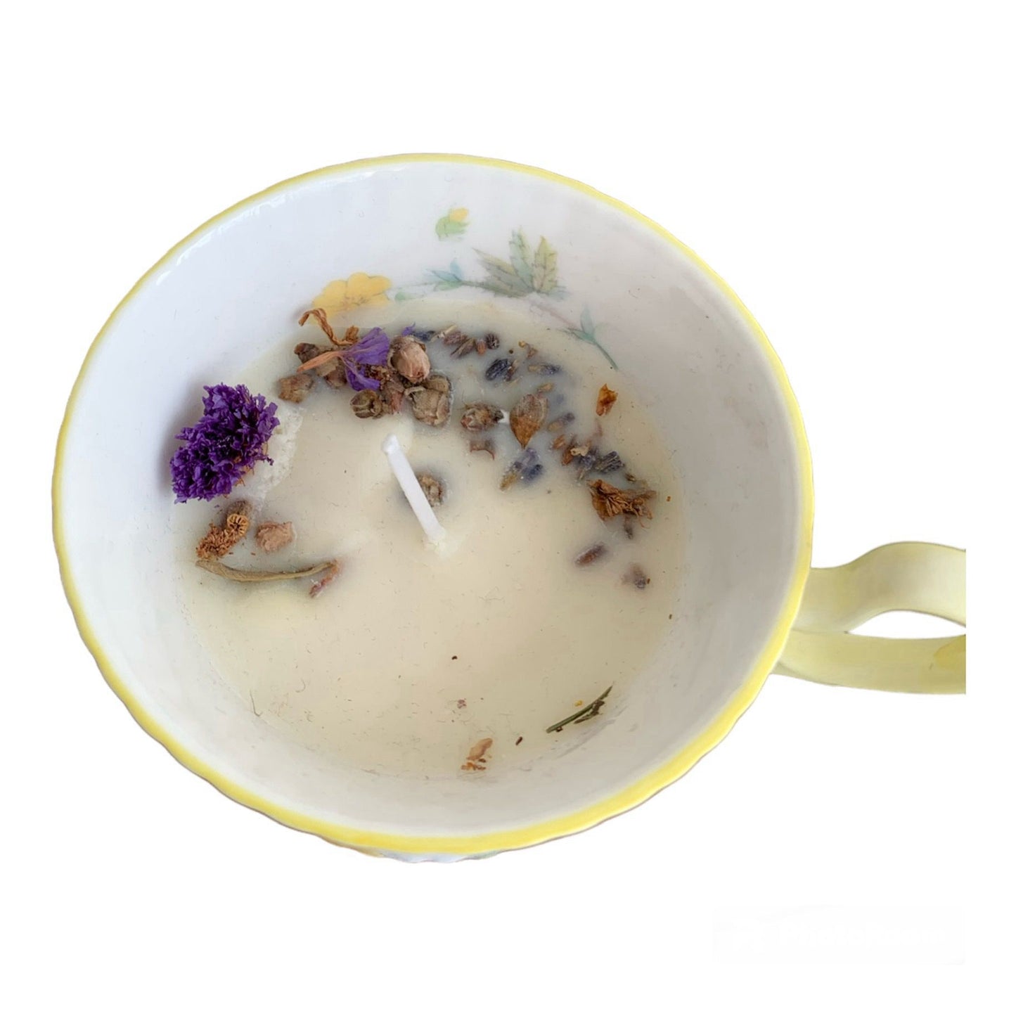 Candela Profumata Tazza in ceramica Inglese in cera di soia